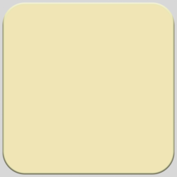 cream solid .030” (0.75mm) thick, gloss finish cream solid .030” (0.75mm) thick, gloss finish