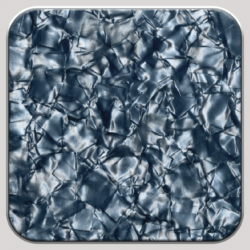 silver pearl/white/black/white 4ply .090” (2.3mm) thick, gloss finish silver pearl/white/black/white 4ply .090” (2.3mm) thick, gloss finish