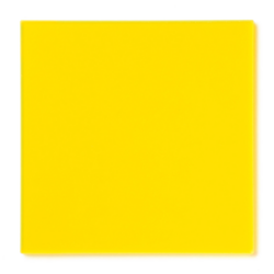 fluorescent yellow acrylic 1.25” (3.2 mm) thick, gloss finish