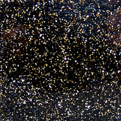 black w/gold glitter acrylic 1.25” (3.2 mm) thick, gloss finish