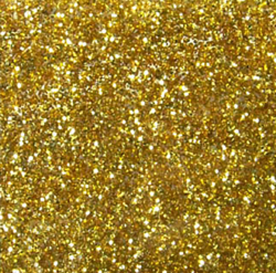 gold glitter acrylic 1.25” (3.2 mm) thick, gloss finish