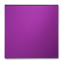 purple mirror acrylic 1.25” (3.2 mm) thick, gloss finish